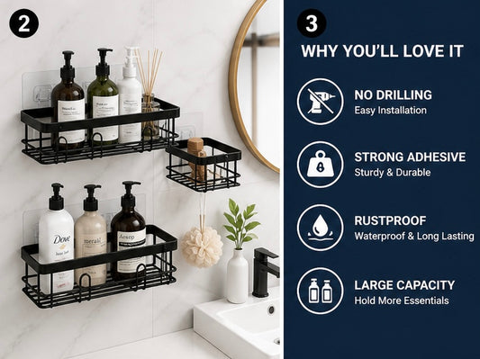 Shower Caddy Organizer – Keep Your Bathroom Clean & Organized