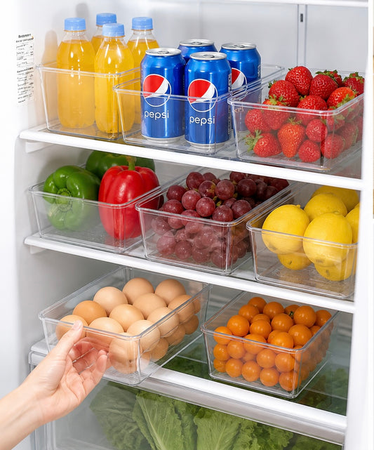 Refrigerator Organizer Bins – Keep Your Fridge Clean & Organized