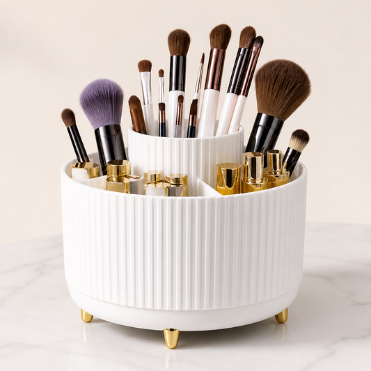 360° Makeup Organizer – Keep Your Vanity Clean & Organized