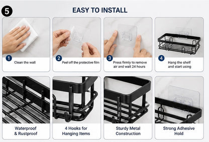 Shower Caddy Organizer – Keep Your Bathroom Clean & Organized